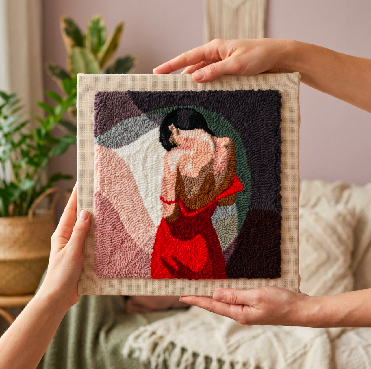 «Розкішна жінка» Набір для килимової вишивки