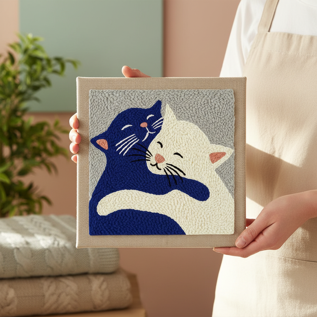 «Закохані» Набір для килимклвлї вишивки