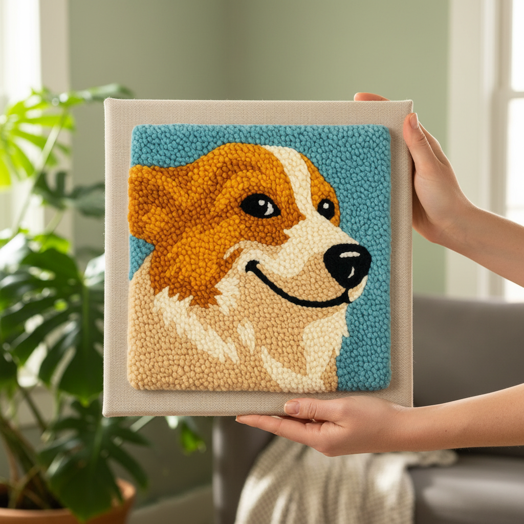 «Пес» Набір для килимкової вишивки