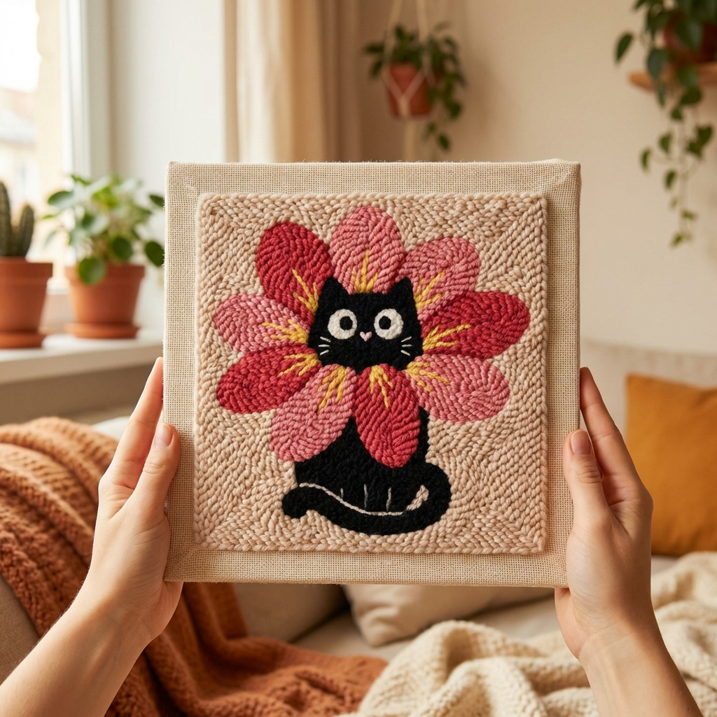 «Квіточка» Набір для килимової вишивки