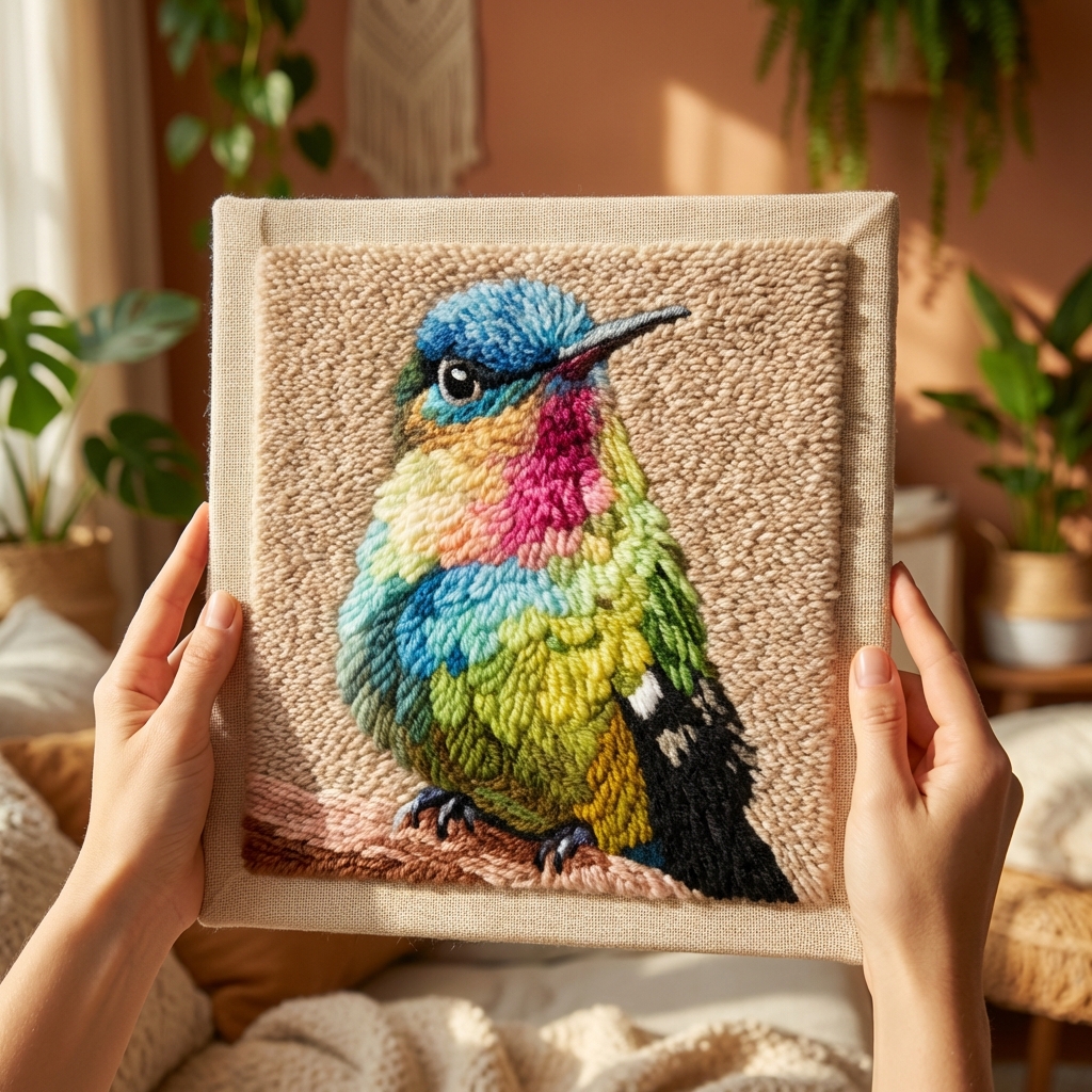 «Колібрі» Набір для килимової вишивки