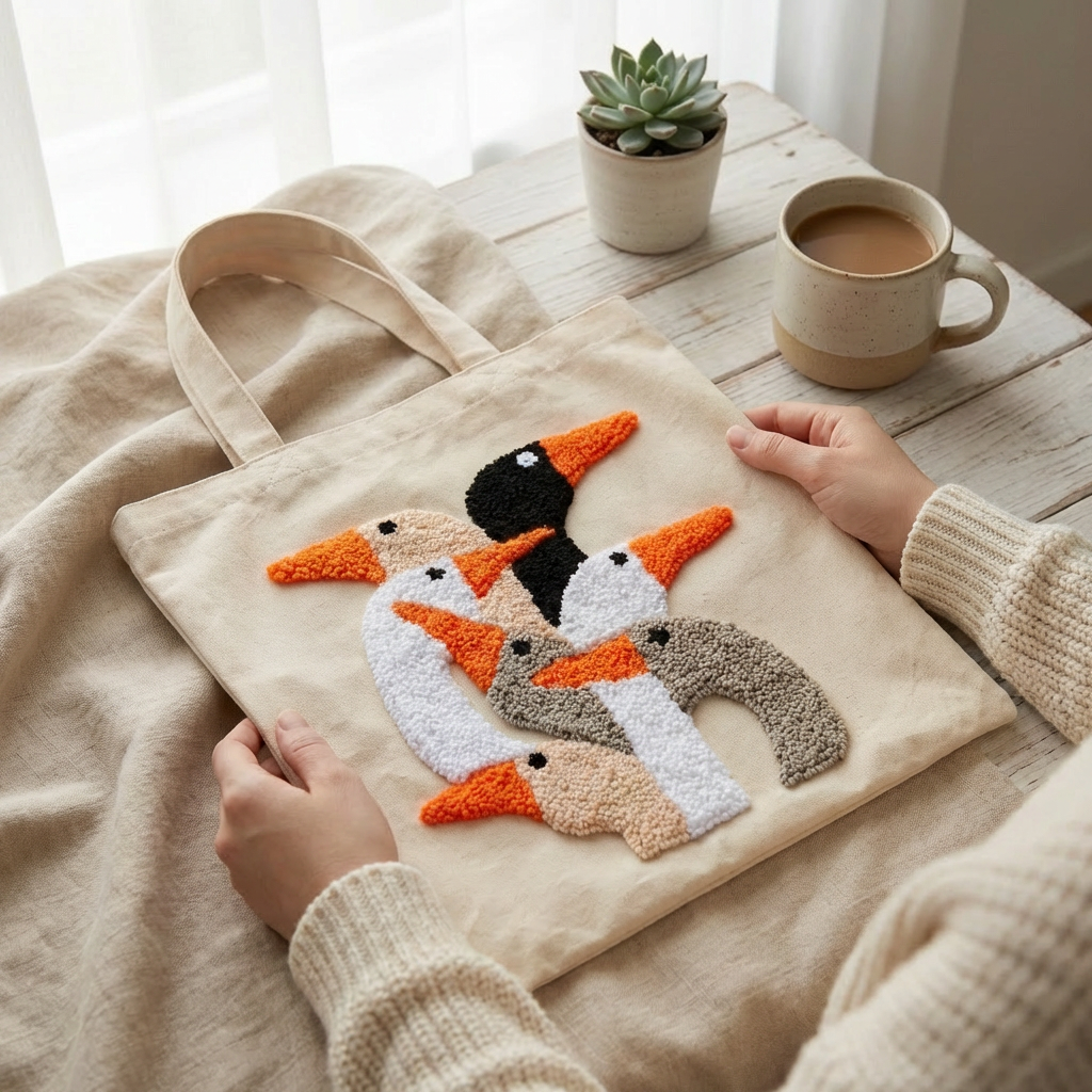 «Ґа ґа ґа» Набір для шопера в техніці килимової вишивки