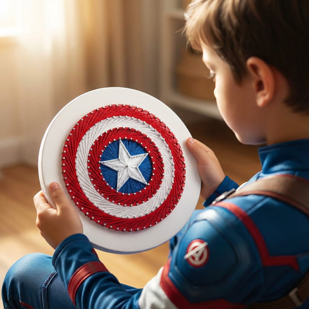 «Капітан Америка» Набір для картини ниткою