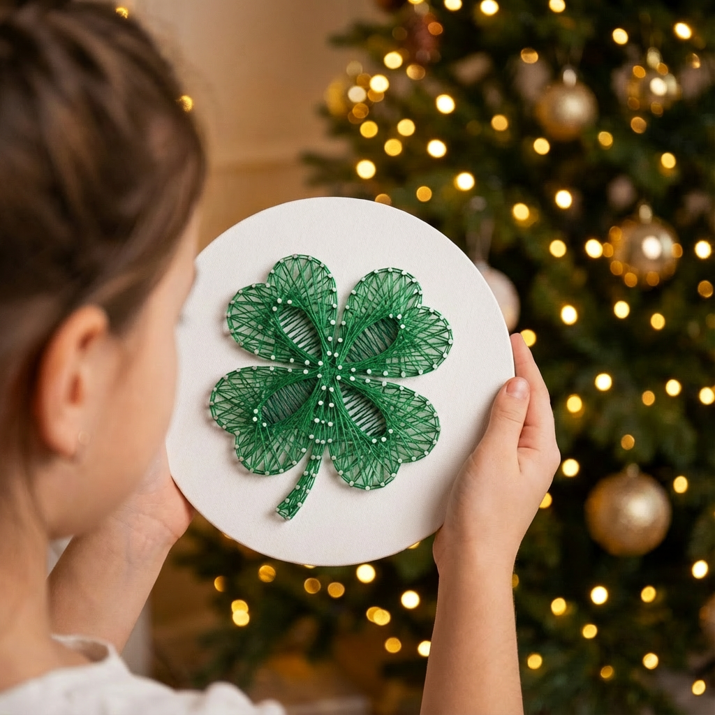 «Конюшина» Набір для картини ниткою