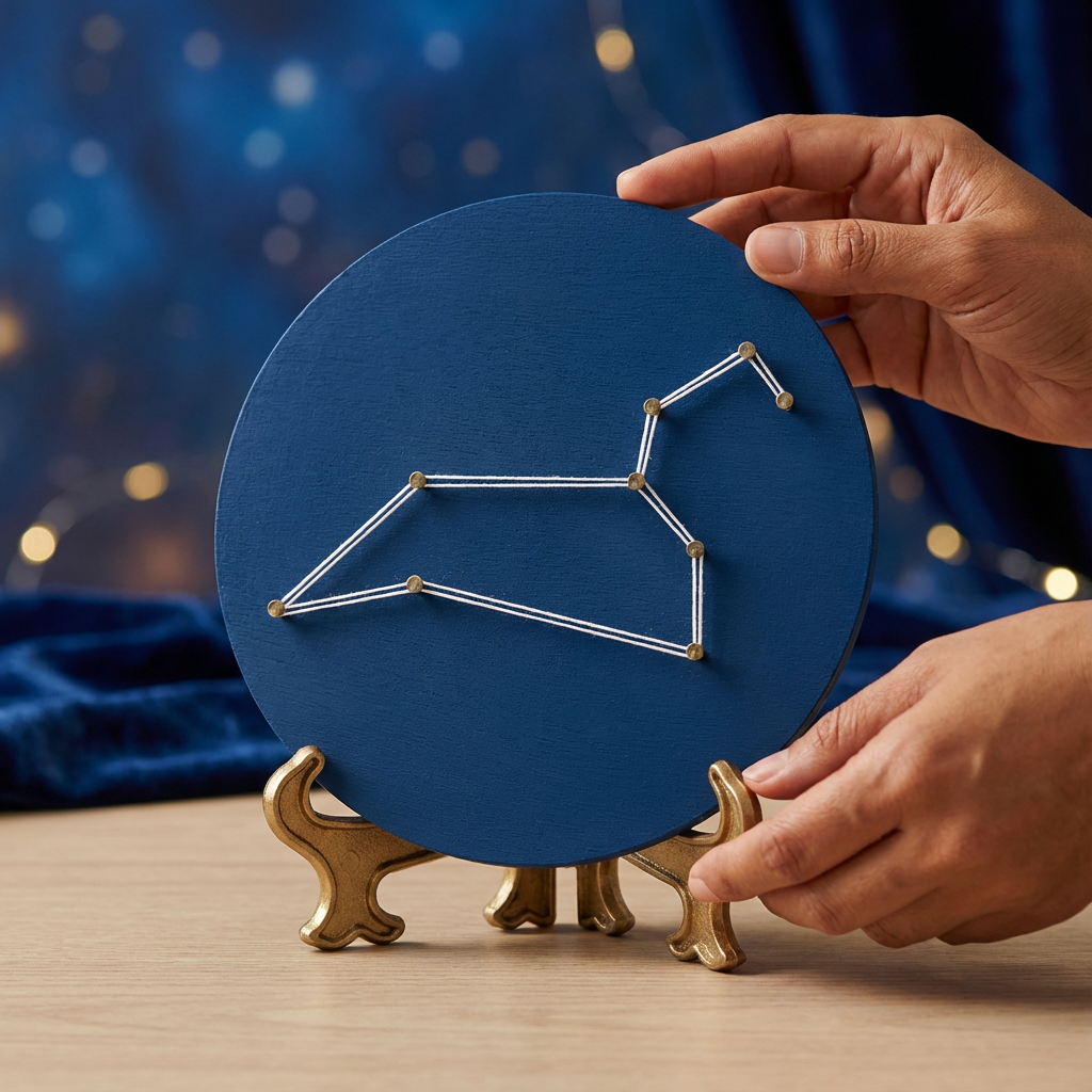 «Сузірʼя Лев» Набір для картини ниткою