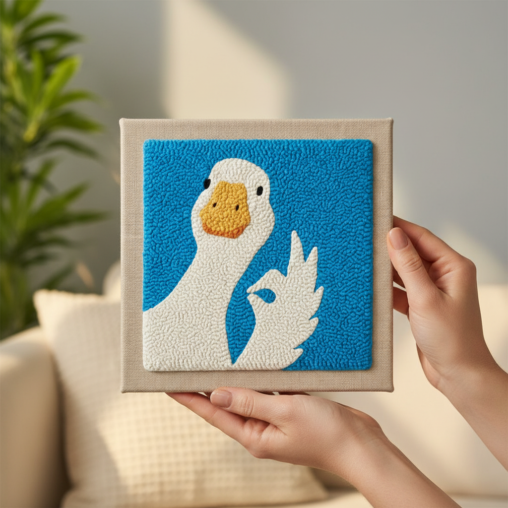 «Пан Гусь» Набір для килимкової вишивки