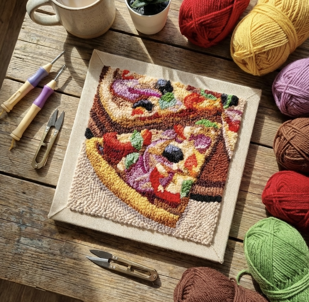 «Піца» Набір для килимової вишивки