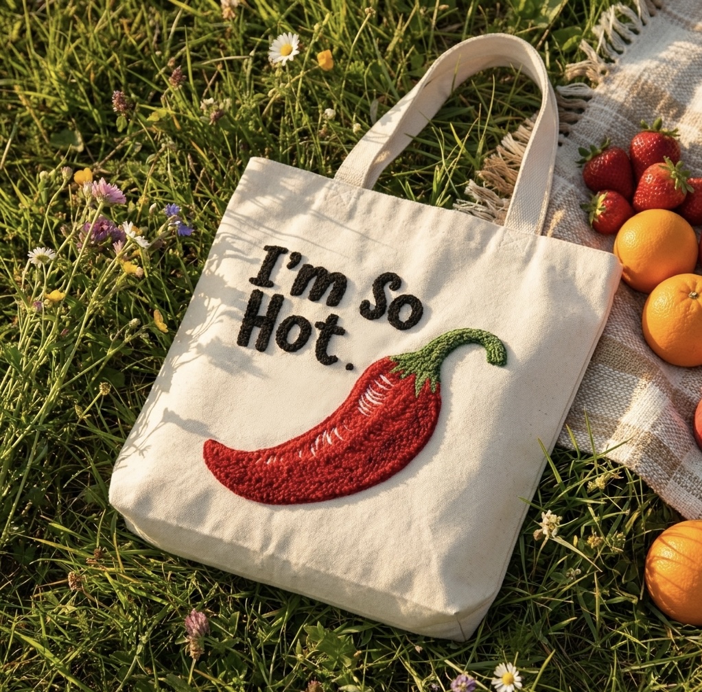 «З перчинкою» Набір для шопера в техніці килимової вишивки