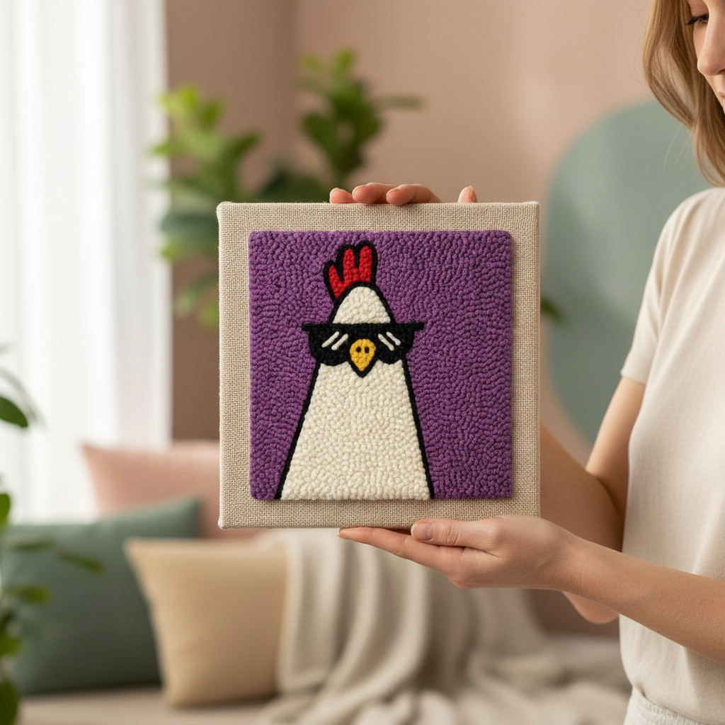 «Курка» Набір для килимкової вишивки