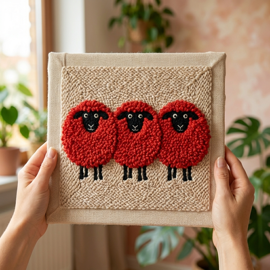 «Баранчики» Набір для килимкової вишивки