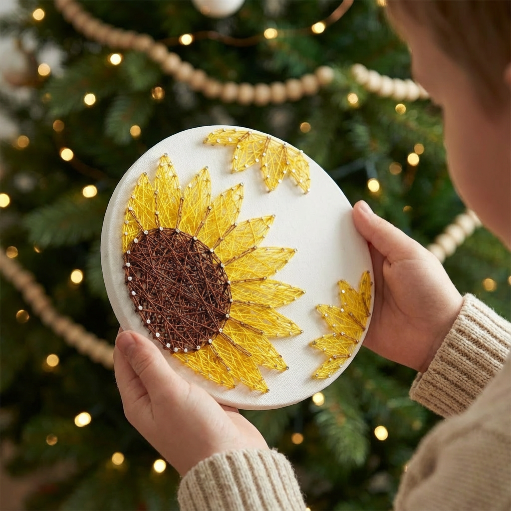 «Соняхи» Набір для картини ниткою