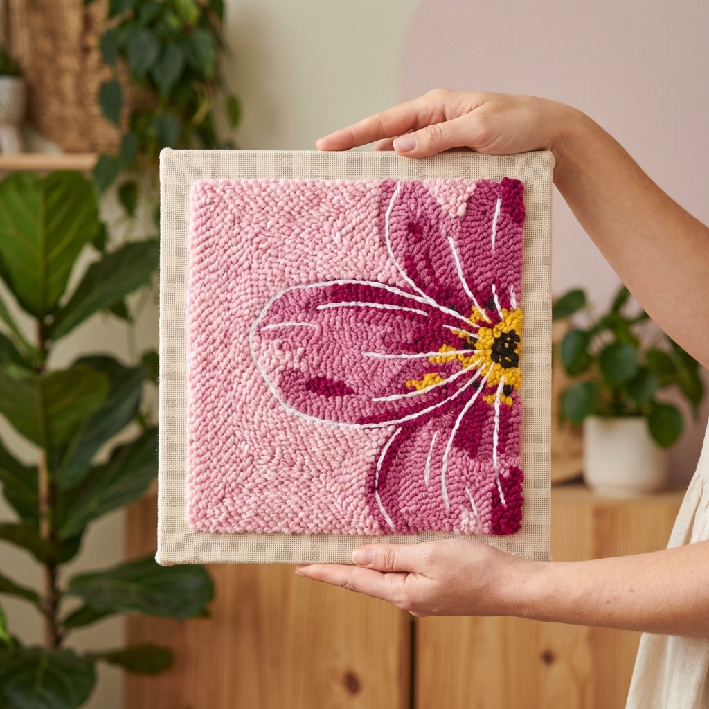 «Піон» Набір для килимкової вишивки