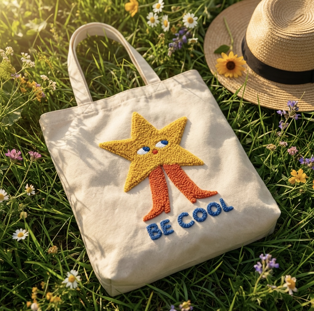 «Суперзірка» Набір для шопера в техніці килимової вишивки