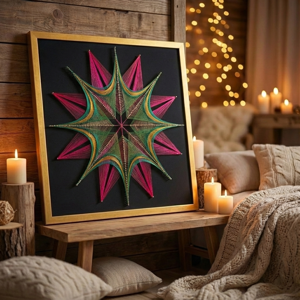 Набір String Art "Rainbow Star" розмір 50х50 см