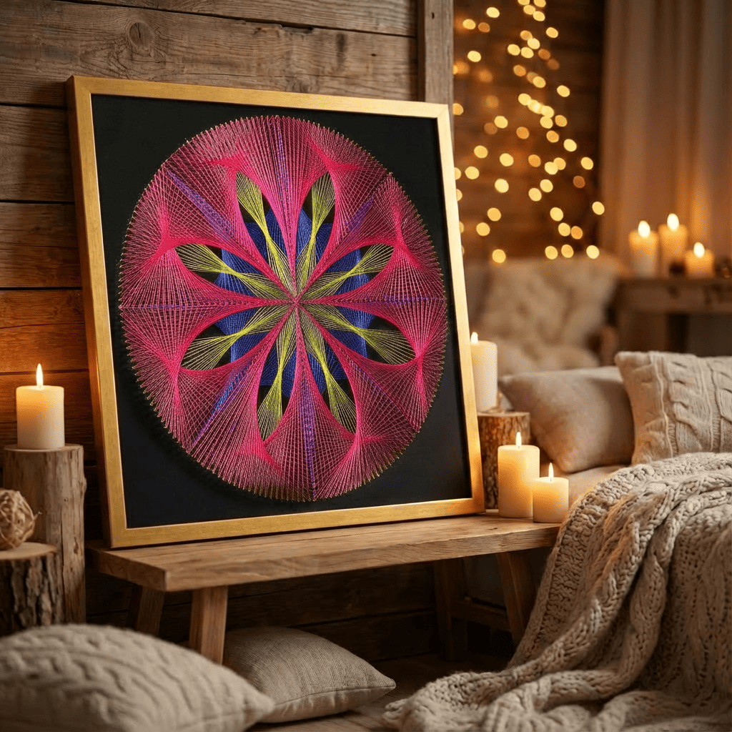 Набір String Art "Flower dreams" розмір 50х50 см