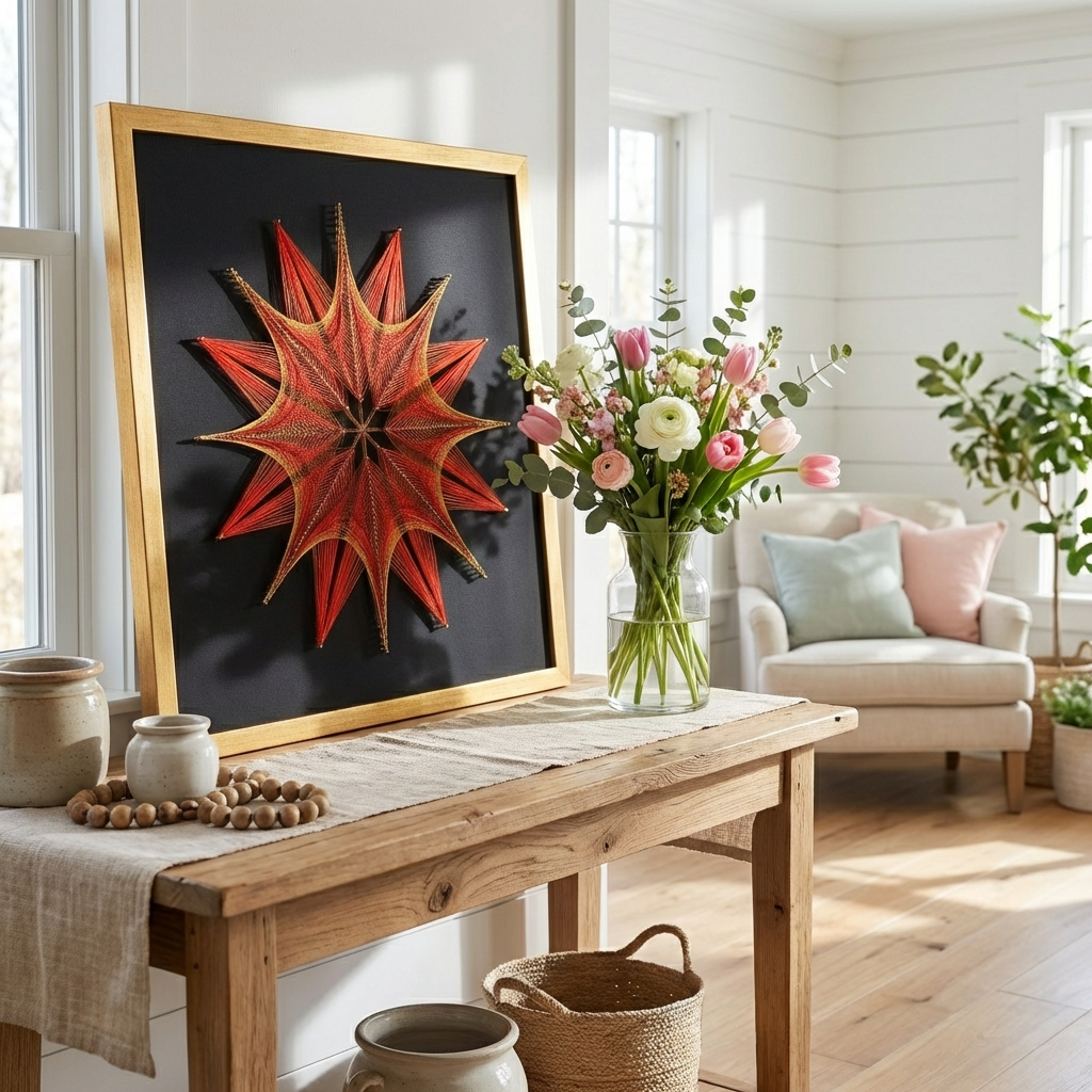 Набір String Art "Red Star" розмір 50х50 см