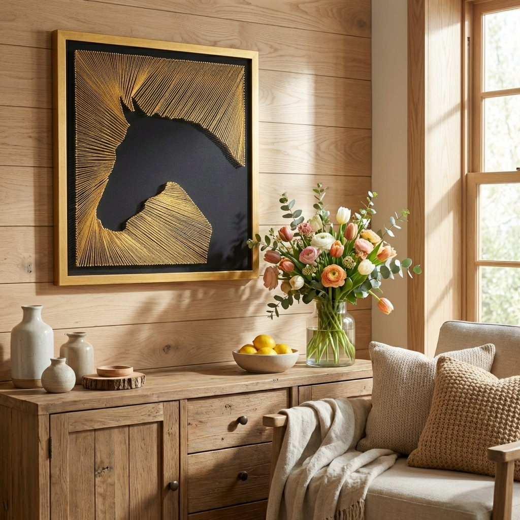 Набір String Art "Кінь" розмір 50х50