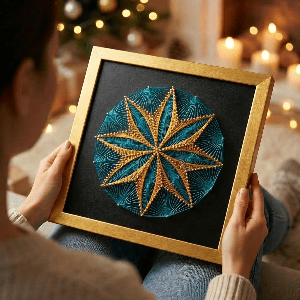 Набір String Art "Shining flower" розмір 30х30