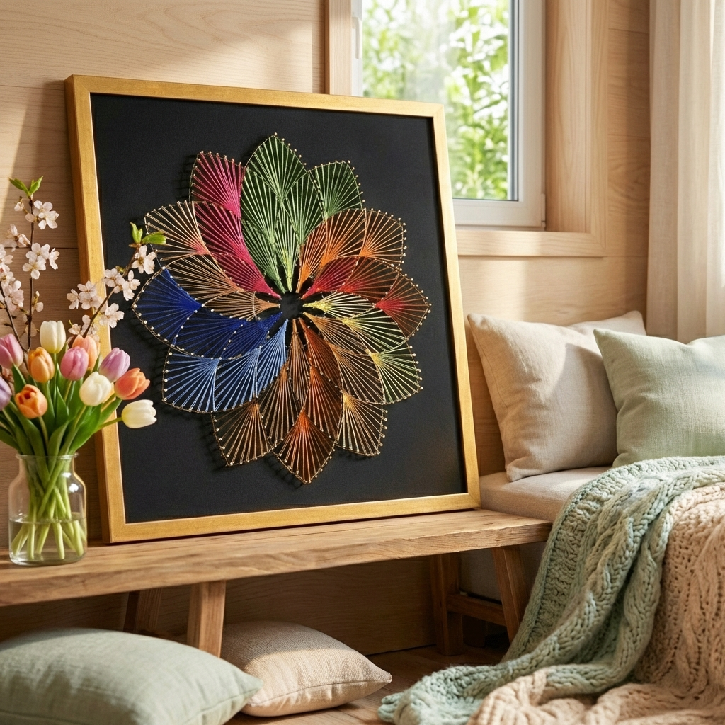 Набір String Art "Веселка" розмір 50х50 см