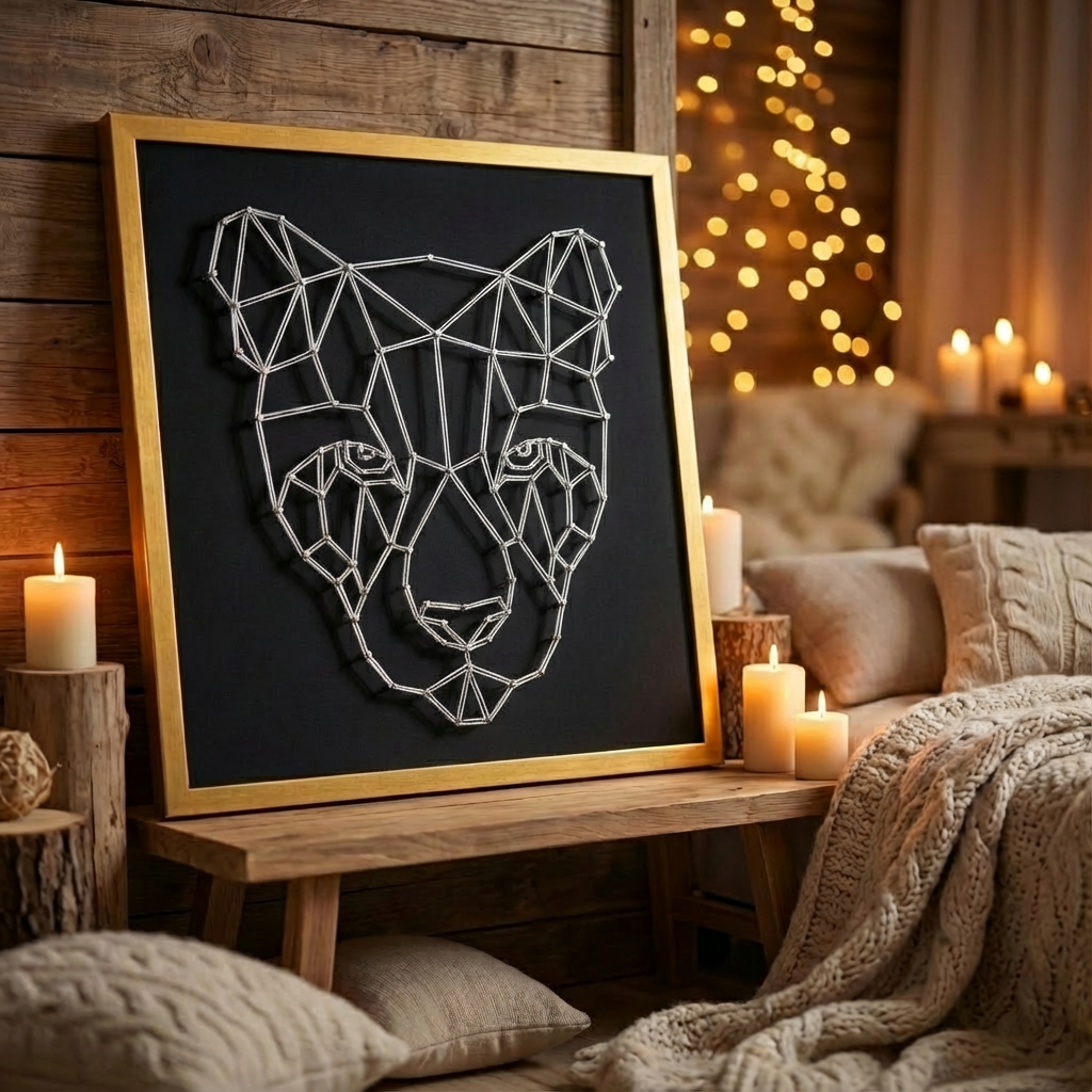Набір String Art "Puma" розмір 50х50 см