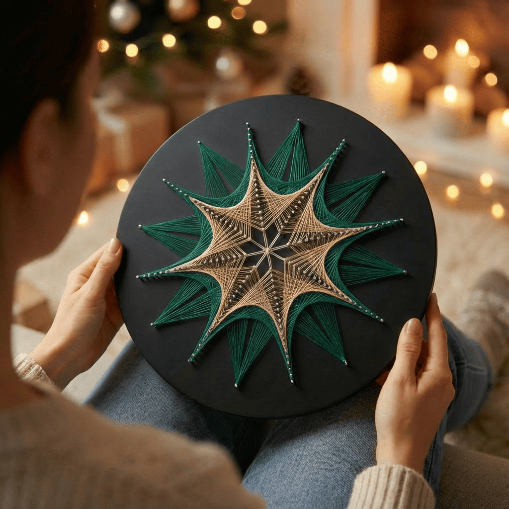 Набір String Art "Shining flower" розмір 30 см