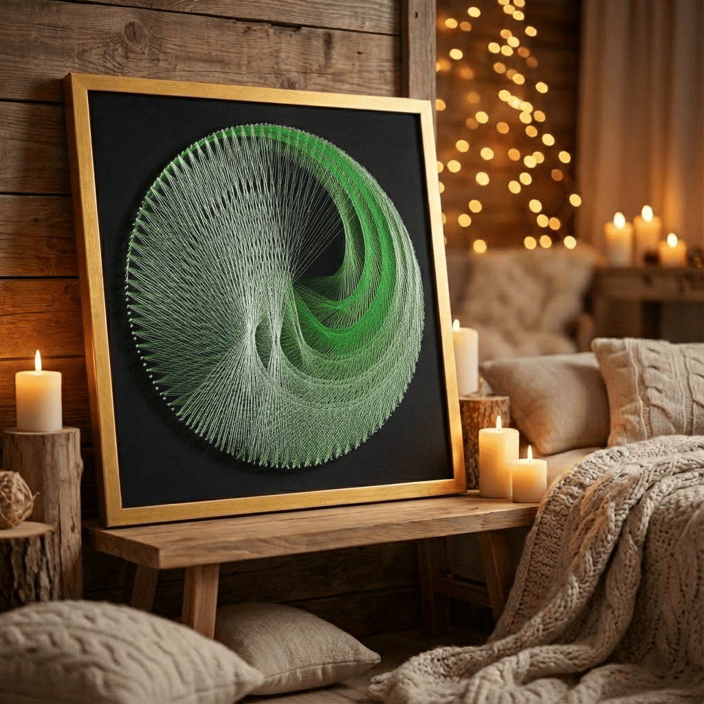Набір String Art "Colored spiral" розмір 50х50 см