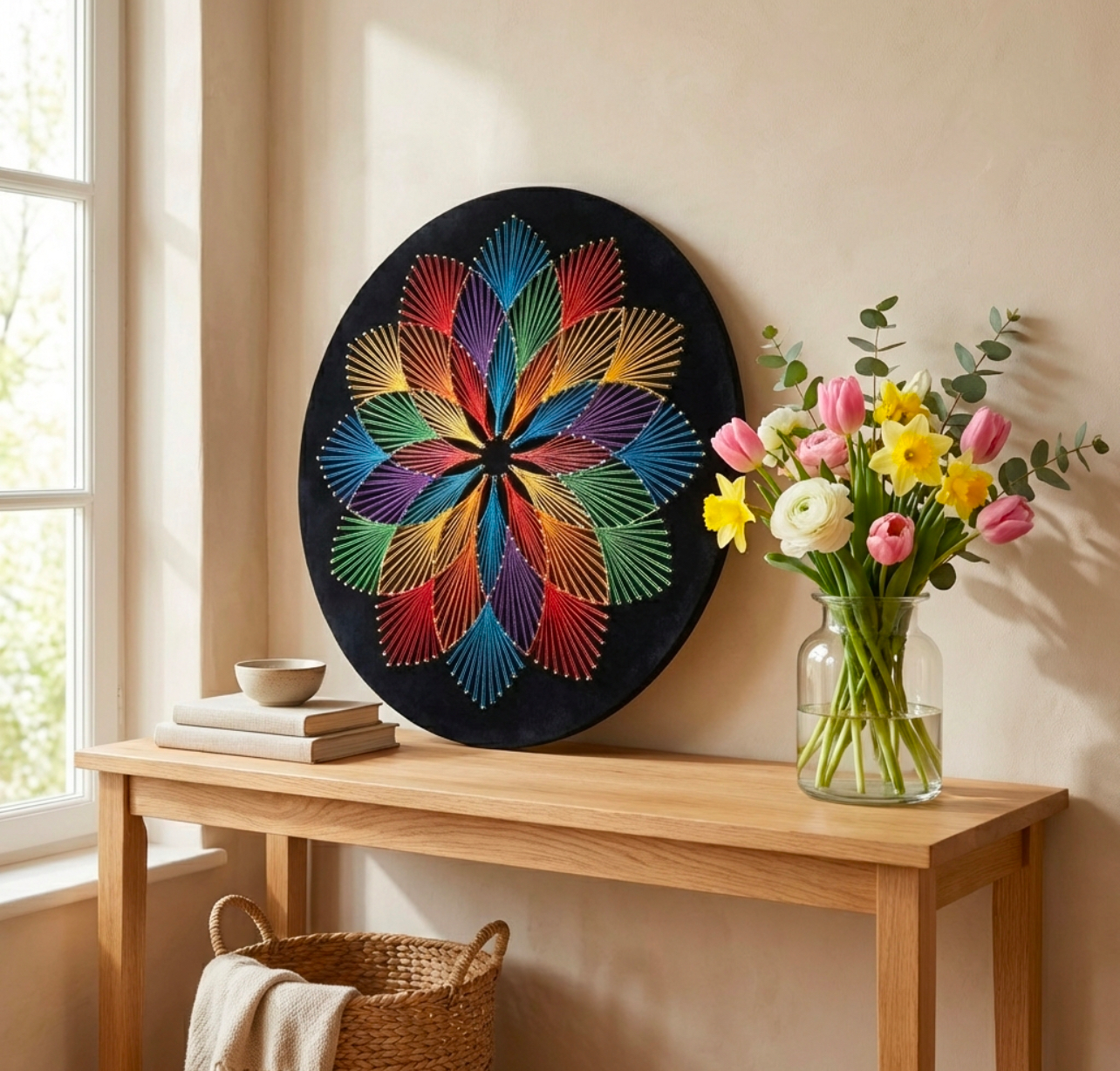 Набір String Art "Квітка життя" діаметр 50 см