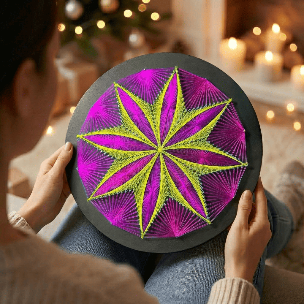 Набір String Art "Shining flower" розмір 30 см