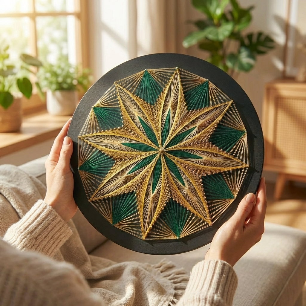 Набір String Art "Shining flower" розмір 30 см