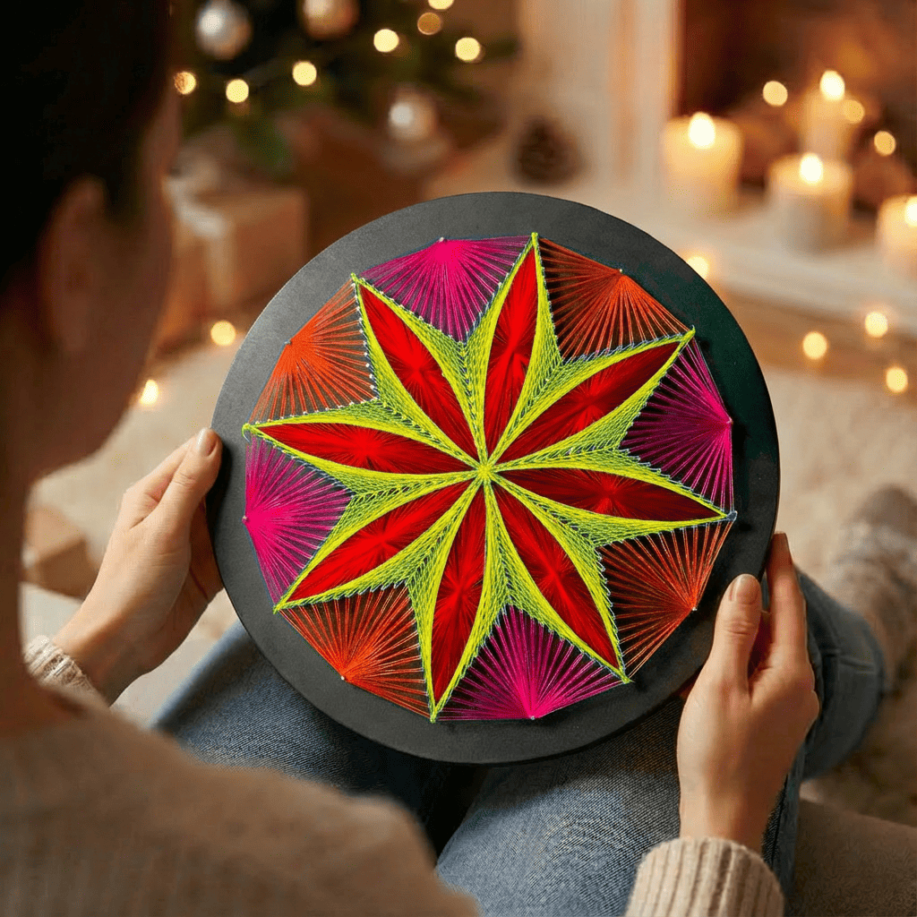 Набір String Art "Shining flower" розмір 30 см