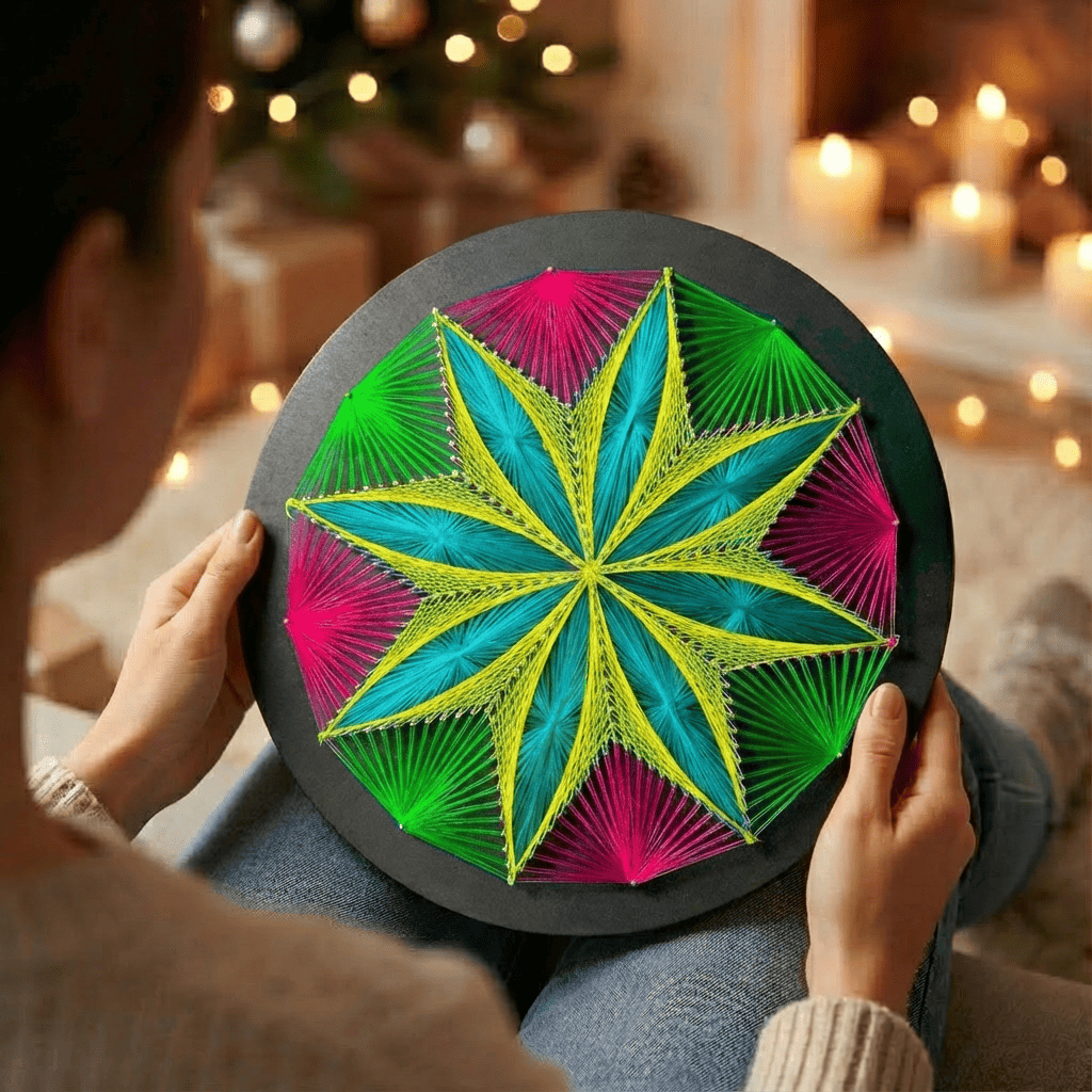Набір String Art "Shining flower" розмір 30 см