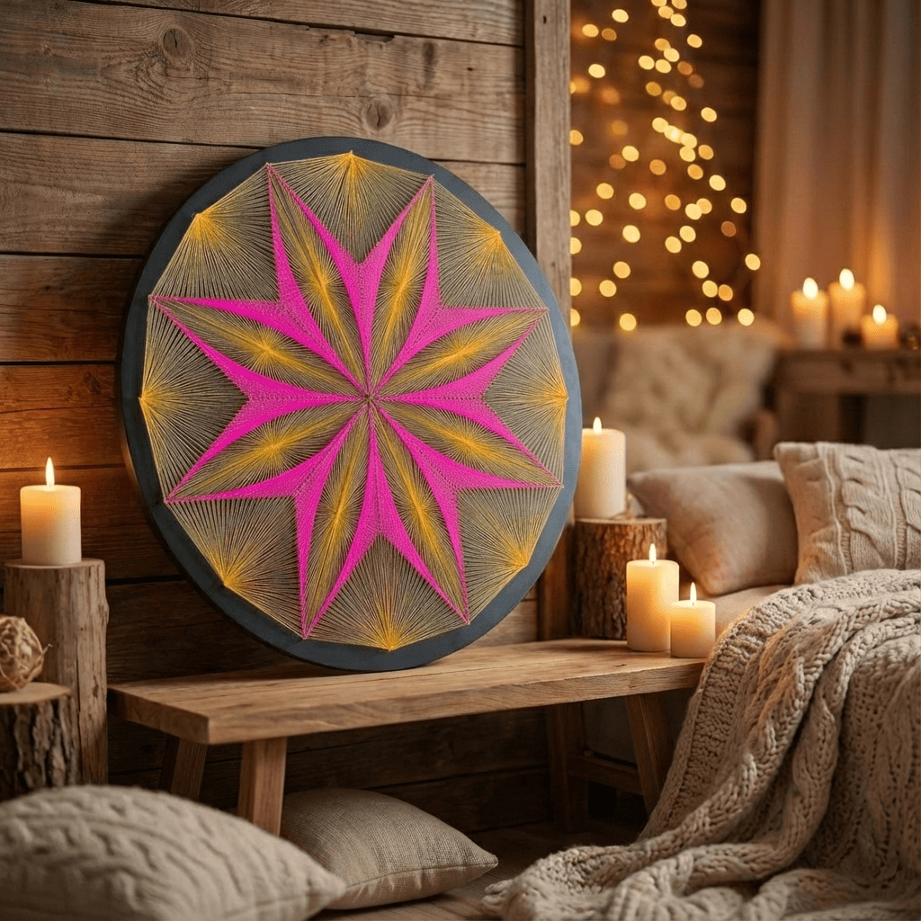 Набір String Art "Shining flower" розмір 50 см