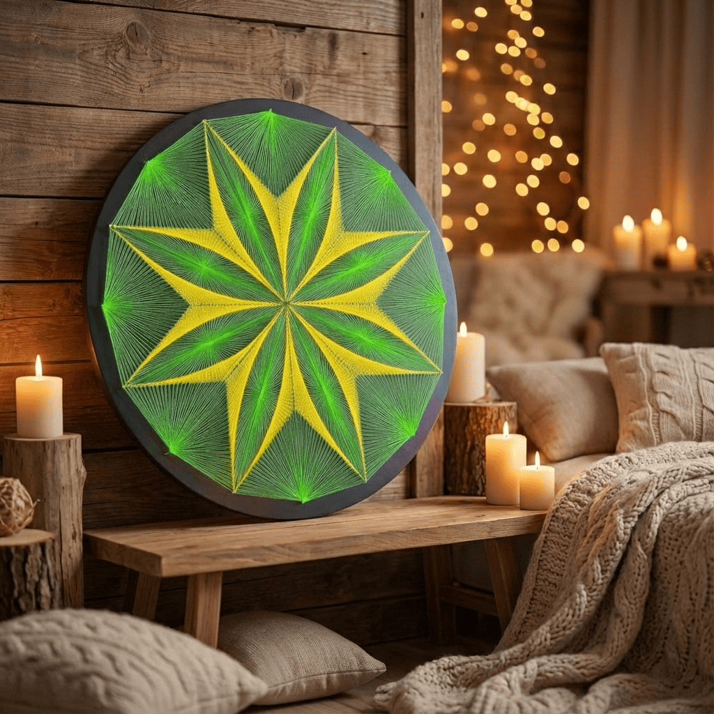 Набір String Art "Shining flower" розмір 50 см