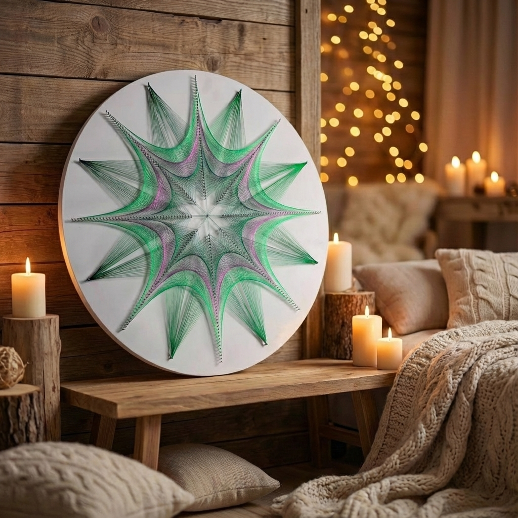 Набір String Art "Shining flower" розмір 50 см