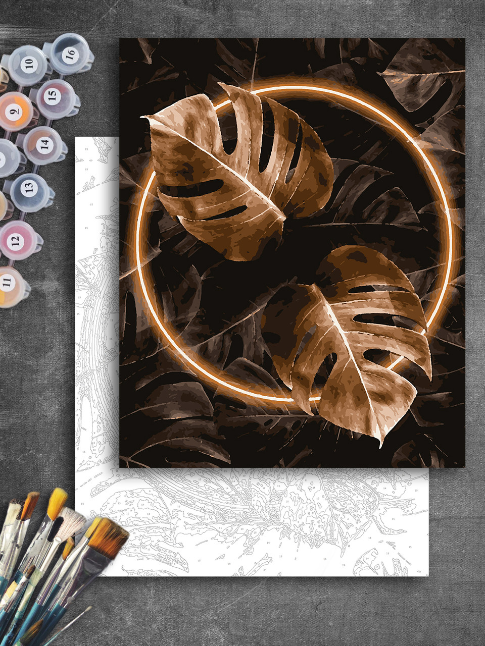 ЗОЛОТА Картина по номерам колекції "Art Millennium" на полотні із золотими фарбами 