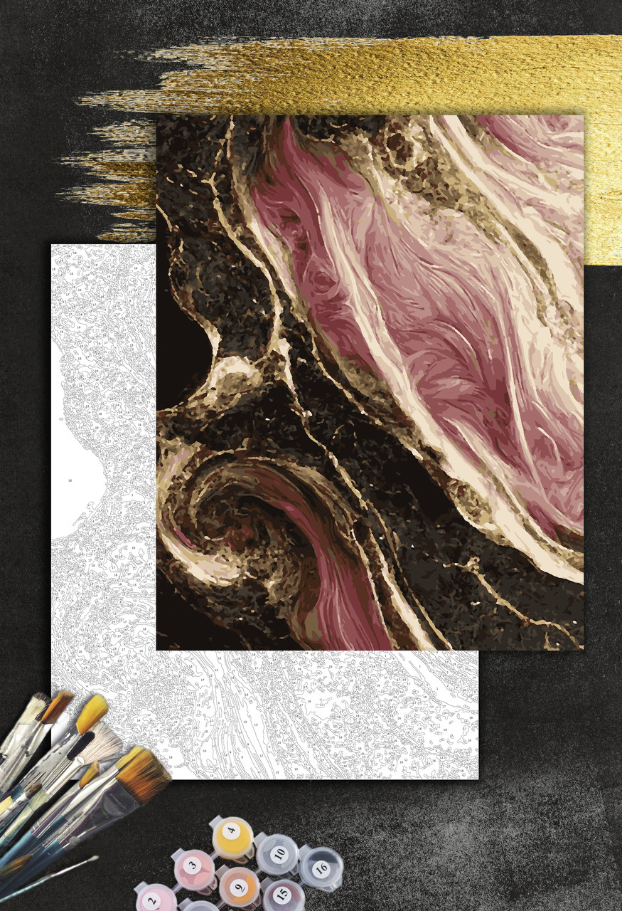 ЗОЛОТА Картина по номерам колекції "Art Millennium" на полотні із золотими фарбами